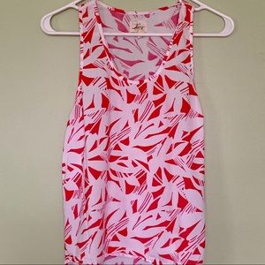 Levi’s pink and white racerback tank